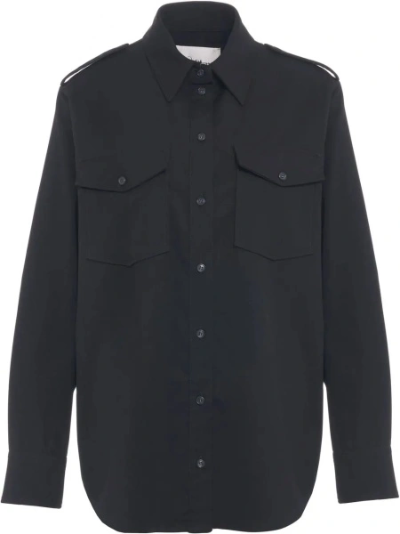 Bluza Shirt blouse with epaulettes