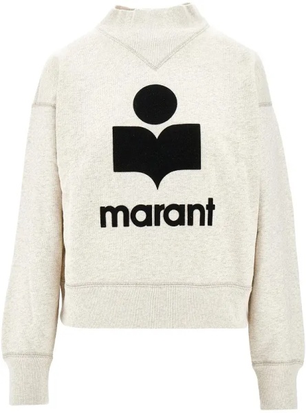 Bluza trening 'Moby' sweatshirt with flocked logo