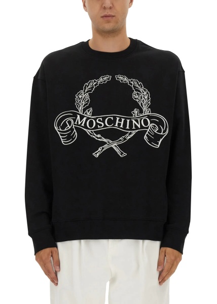 Bluza trening Sweatshirt With Laurel Crown Logo Embroidery