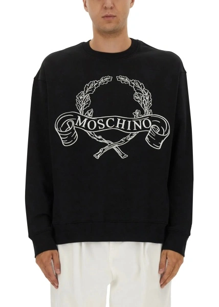 Bluza trening Sweatshirt With Laurel Crown Logo Embroidery