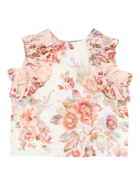 Bluza ZIMMERMANN alba din bumbac