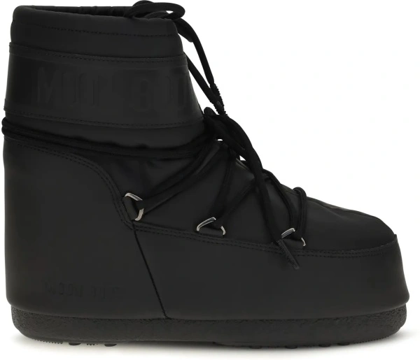 Bocanci casual Moon Boot negri din cauciuc