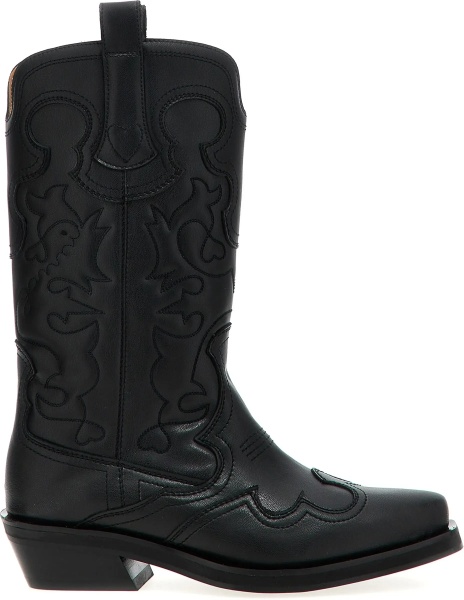 Bocanci Embroidered Western Boots