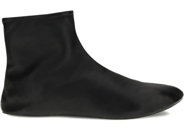 Bocanci Leather ankle Boots lined with soft shearling