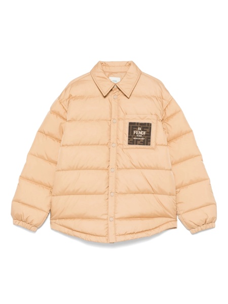 Bomber jacket Fendi neutra din poliamida