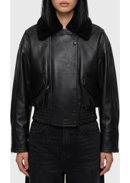 Bomber Leather Iolaila Lane Bomber Jacket