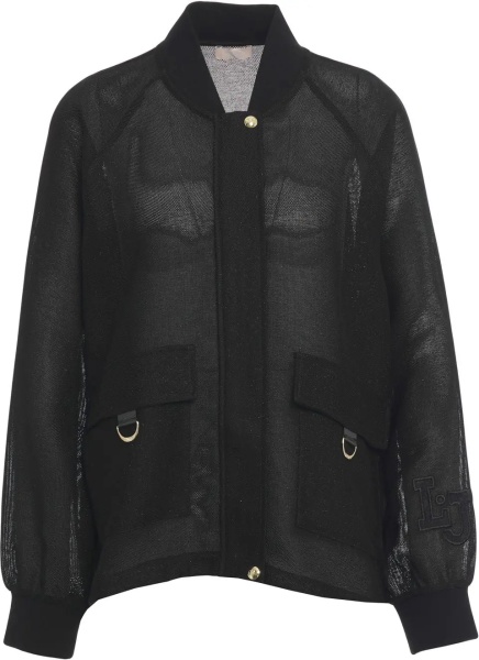 Bomber Mesh bomber jacket
