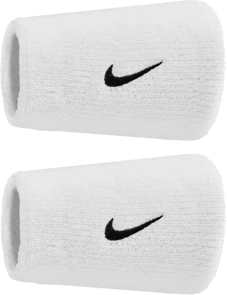 Bratari Swoosh Classic Double Wide Wristbands 2PK