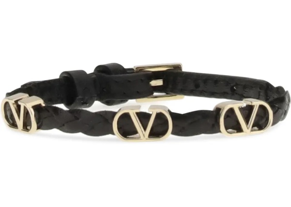Bratari VLogo Signature braided leather Bracelet