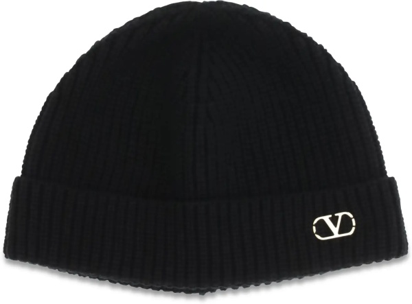 Caciula VLogo Beanie in cashmere