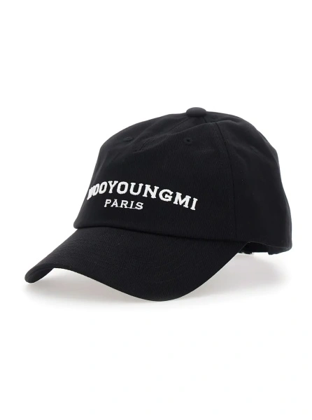 Caciula WOOYOUNGMI neagra din bumbac