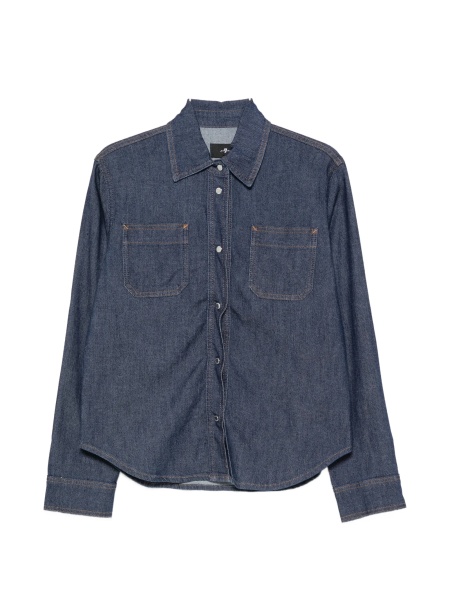 Camasa 7 For All Mankind albastra