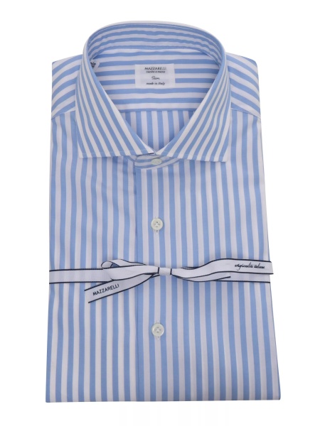 Camasa casual Light blue striped shirt