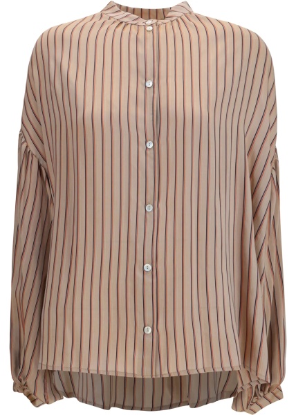 Camasa casual Silk blend striped Shirt