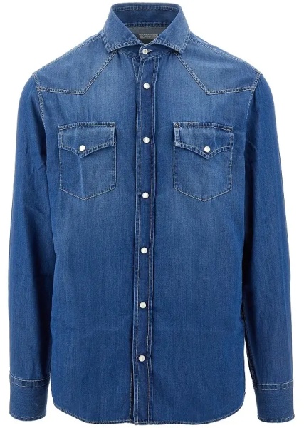 Camasa Easy Fit denim shirt