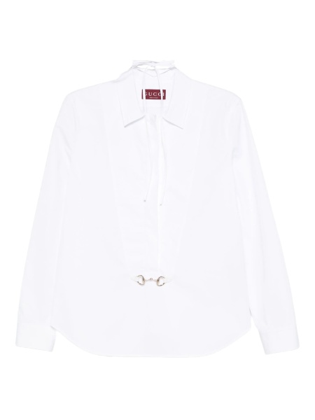 Camasa Gucci Horsebit alba