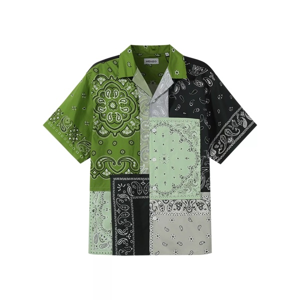 Camasa Kenzo Patchwork Cotton Shirt