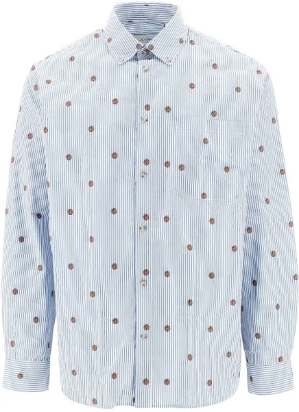 Camasa 'Kolton' basket motif shirt