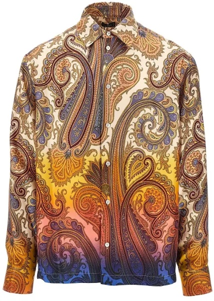 Camasa Printed silk shirt