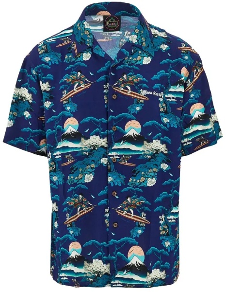 Camasa Printed viscose shirt