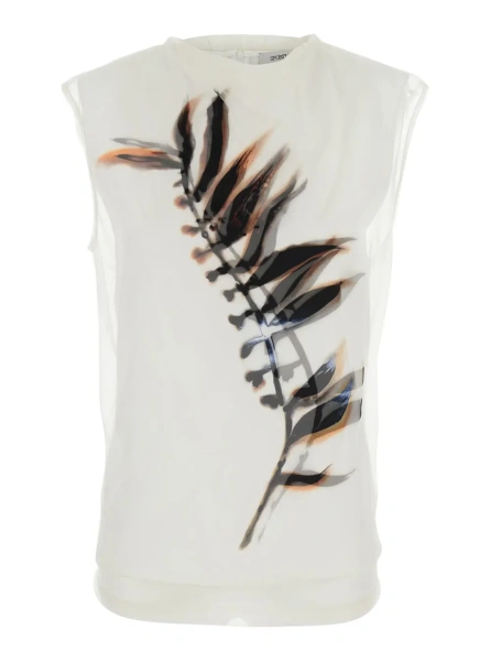 Camasa SPORTMAX alba din poliamida