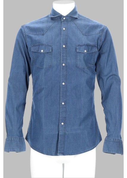 Camasi Camicia In Denim Di Cotone