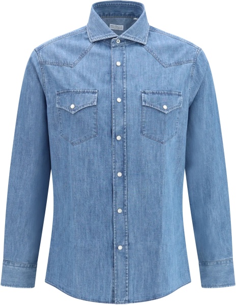 Camasi Easy Fit lightweight denim Shirt