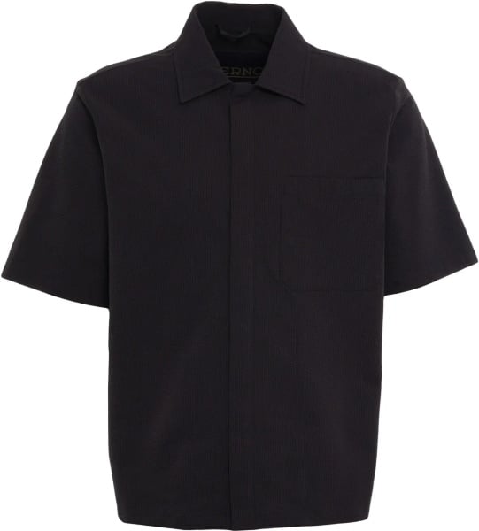 Camasi Seersucker short-sleeved shirt