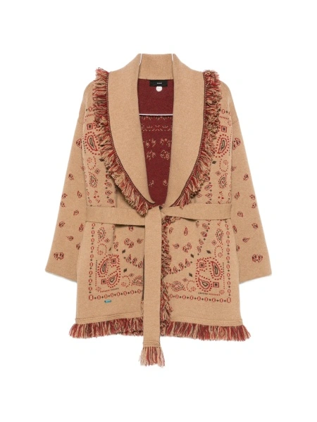 Cardigan ALANUI neutru din casmir