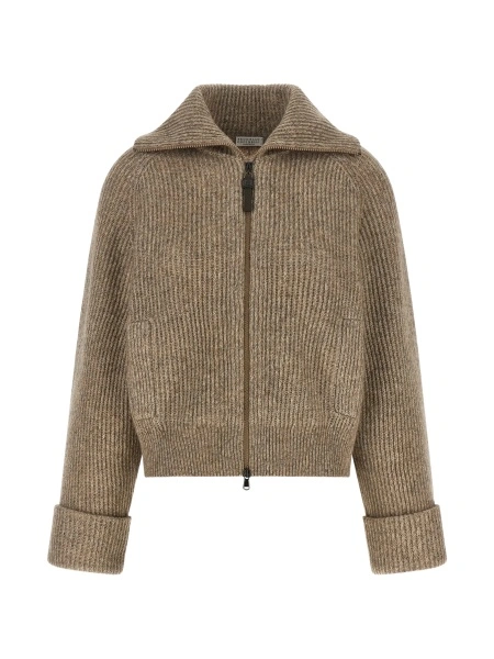Cardigan Brunello Cucinelli neutru
