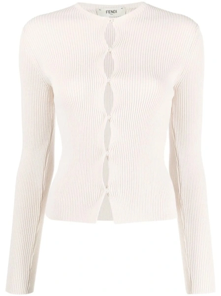 Cardigan Fendi neutru