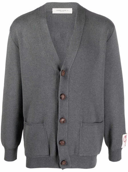 Cardigan Golden Goose verde