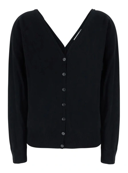 Cardigan Lisa Yang negru din casmir