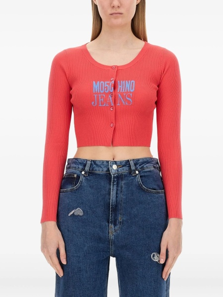 Cardigan MOSCHINO JEANS rosu