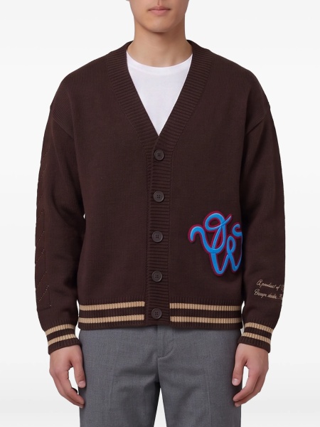 Cardigan Off-White Varsity maro