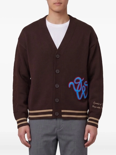 Cardigan Off-White Varsity maro
