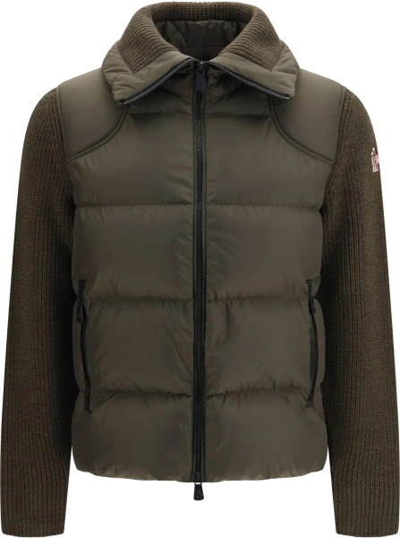 Cardigan Padded wool Cardigan with zip