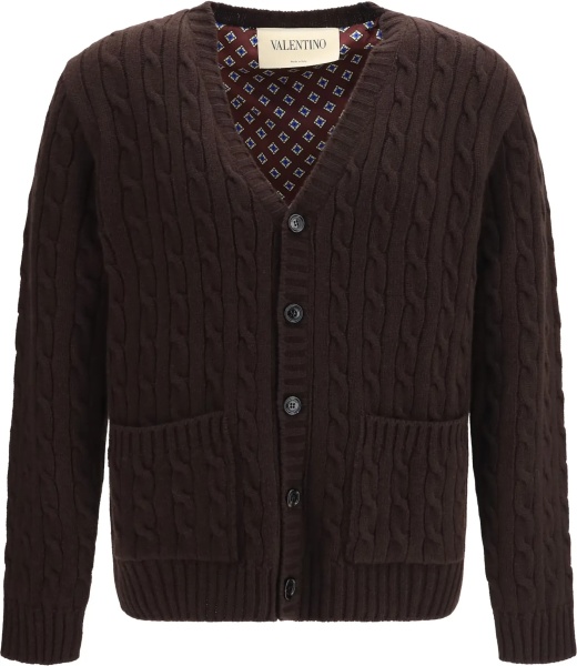 Cardigan Virgin wool V-neck Cardigan