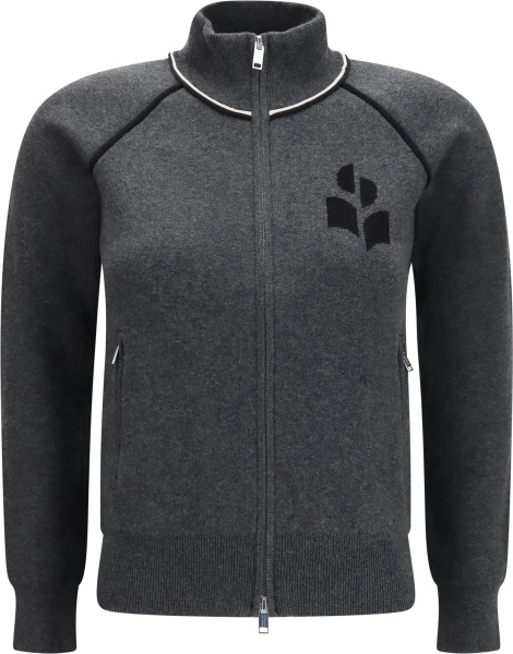 Cardigane Lanya logo and zip Cardigan