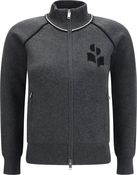 Cardigane Lanya logo and zip Cardigan