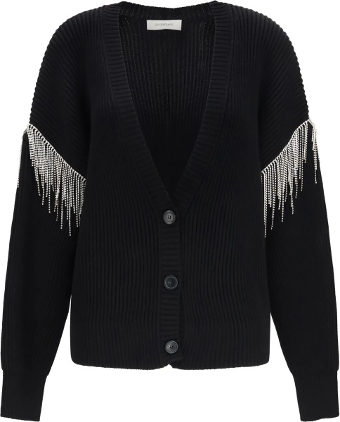 Cardigane Pagine virgin wool Cardigan with sparkling details