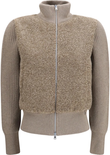 Cardigane Resort ribbed pure wool Cardigan
