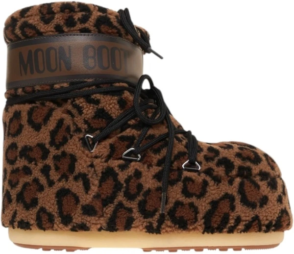 Cizme de iarna Moon Boot maro 'Icon Low Fleece'