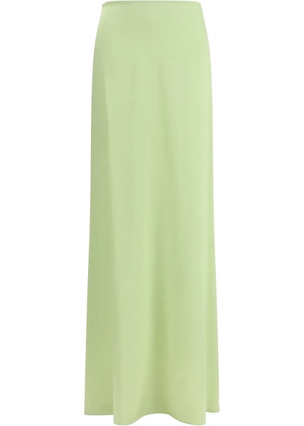 Classic long silk Skirt