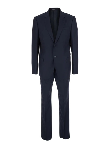 Costum Blue Suit with Jacket and Trousers