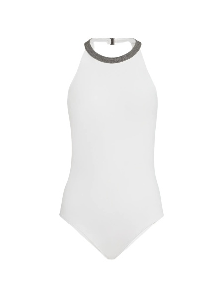 Costum de baie intreg Brunello Cucinelli alb