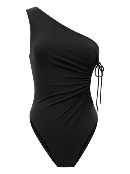 Costum de baie intreg Saint Laurent negru din nylon
