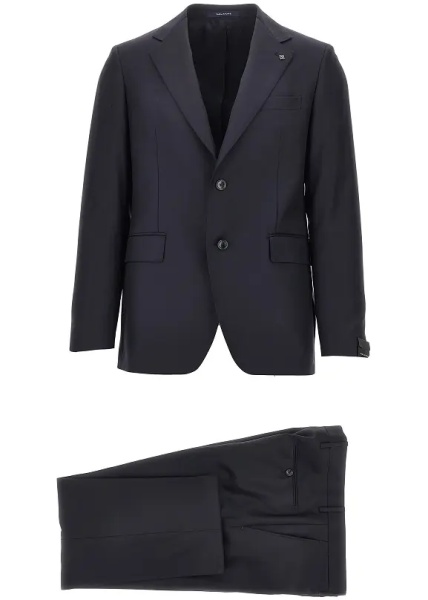 Costum Virgin wool two-pieces tailored suit