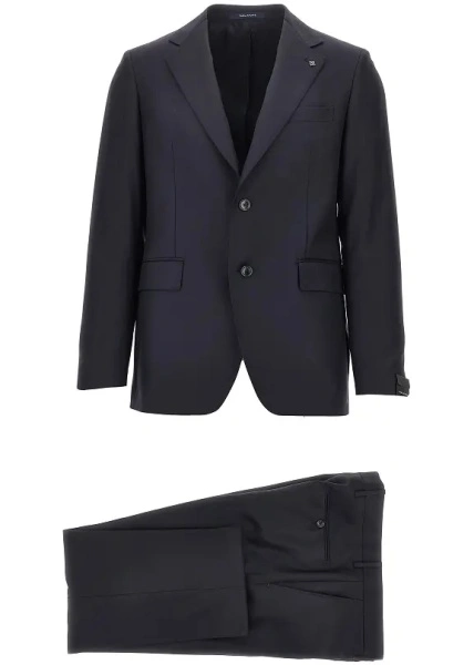 Costum Virgin wool two-pieces tailored suit