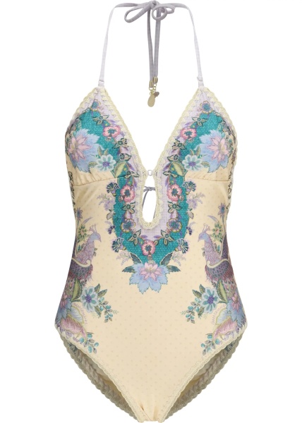 Costume Indra crochet detail One-Piece Swimsuit